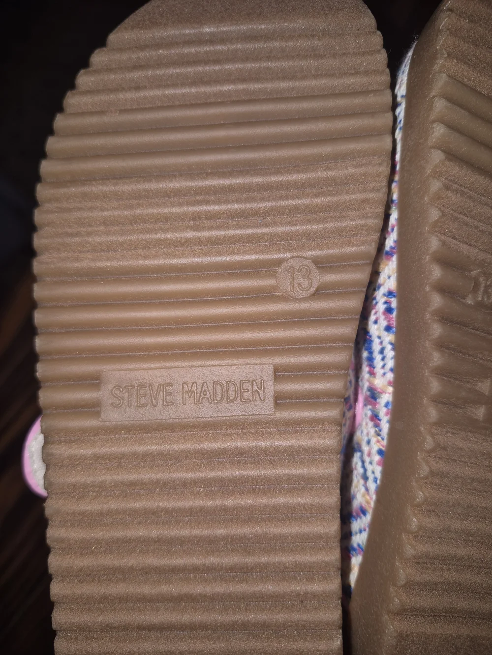 Steve Madden kids slip
